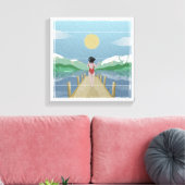 See Rotoiti Neuseeland Leinwanddruck (Insitu (Wohnzimmer))