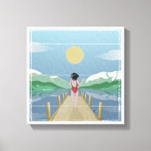 See Rotoiti Neuseeland Leinwanddruck (Vorderseite)