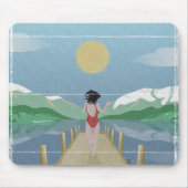 See Rotoiti Neuseeland Mousepad (Vorne)