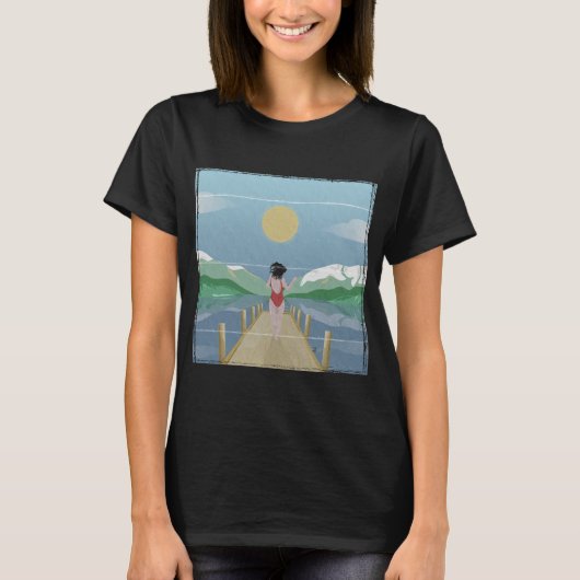 See Rotoiti Neuseeland T-Shirt (Vorderseite)