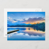 See,Santeetlah,groß,geräuchert,Berge,Nord,Caroli Postkarte (Vorne/Hinten)