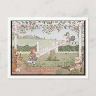 See-Saw, Marjorie Daw von H. Willebeek Le Mair Postkarte