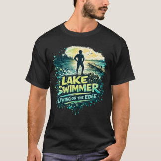 See-Schwimmer, der auf dem lebt T-Shirt