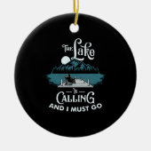 See - See ruft Keramik Ornament (Vorne)