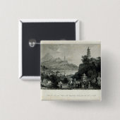 See Sehen-Hoo und Tempel des Donnerns Button (Vorne & Hinten)