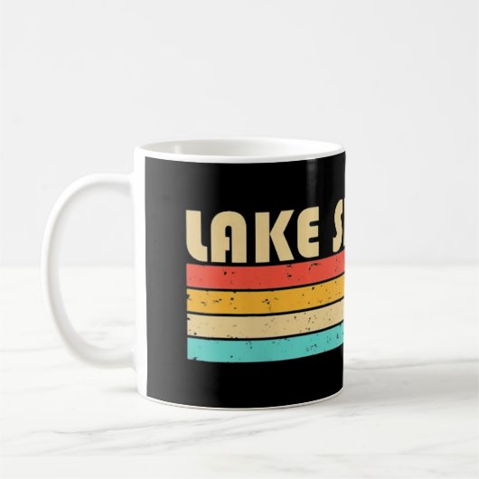 SEE SINCLAIR GEORGIA Fischen Camping Kaffeetasse (Links)