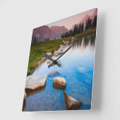 See Solitude Quadratische Wanduhr (Winkel)