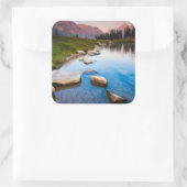 See Solitude Quadratischer Aufkleber (Tasche)