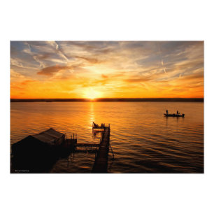 See-Sonnenaufgang Fotodruck