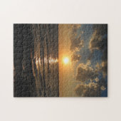 See-Sonnenuntergang-Puzzlespiel Puzzle (Horizontal)