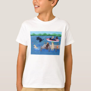 See-Spaß Labradors Malerei T-Shirt