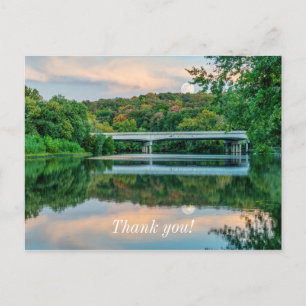 See Springfield Abenddämmerung Danke Postkarte