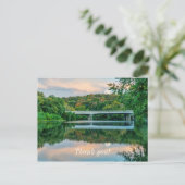 See Springfield Abendliche Ruhe Danke Postkarte (Stehend Vorderseite)