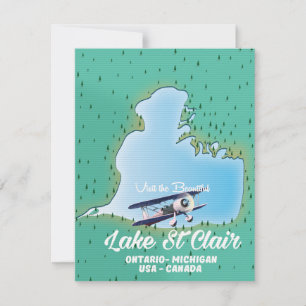 See St Clair USA Kanada Seekarte