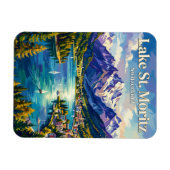 See St. Moritz Schweiz Magnet (Horizontal)