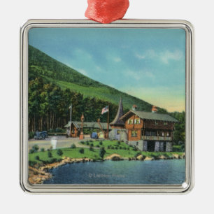 See-Stevens-Ansicht des Gebührn-Hauses Silbernes Ornament