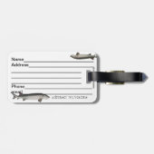 See-Stör-Gepäckanhänger Gepäckanhänger (Rückseite horizontal)