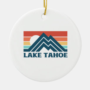 SEE TAHOE, KALIFORNIEN KERAMIK ORNAMENT