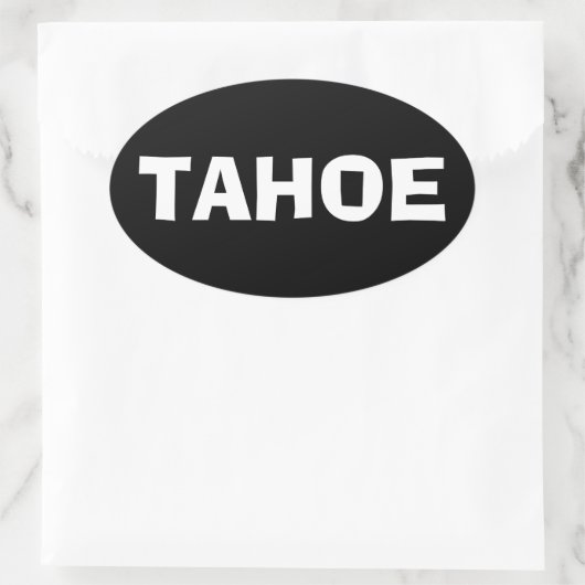 SEE TAHOE OVAL AUTOAUFKLEBER OVALER AUFKLEBER (Tasche)