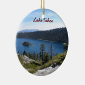 See Tahoe- Smaragd-Bucht Keramik Ornament (Rechts)