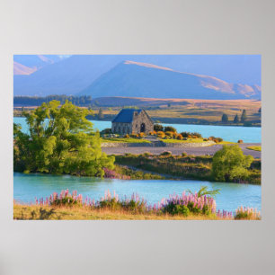 See tekapo Neuseeland-Landschaftsplakat VON 8,99 Poster