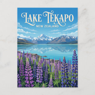 See Tekapo Neuseeland Postkarte