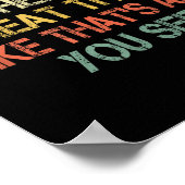 See The Light In Others Retro Encouraging Sitive M Poster (Ecke)