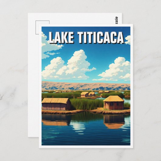 See Titicaca Floating Islands Postkarte (Vorne/Hinten)