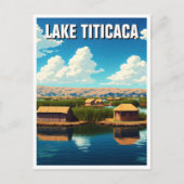 See Titicaca Floating Islands Postkarte (Vorderseite)
