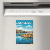 See Titicaca Floating Islands Vintag Magnet (In Situ (Geschirrspüler))