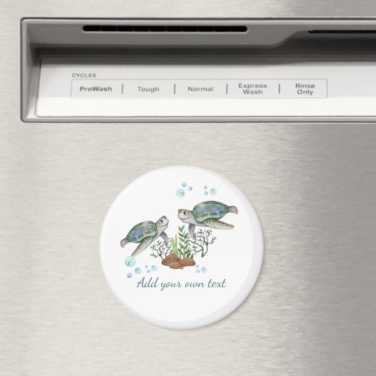 SEE TURTLES Personalisiert Magnet (In Situ (Geschirrspüler))