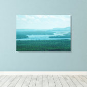 See- und Bergblick Leinwanddruck (Insitu (Holzboden))