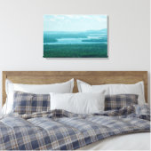 See- und Bergblick Leinwanddruck (Insitu (Schlafzimmer))
