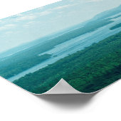 See- und Bergblick Poster (Ecke)