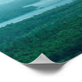 See- und Bergblick Poster (Ecke)