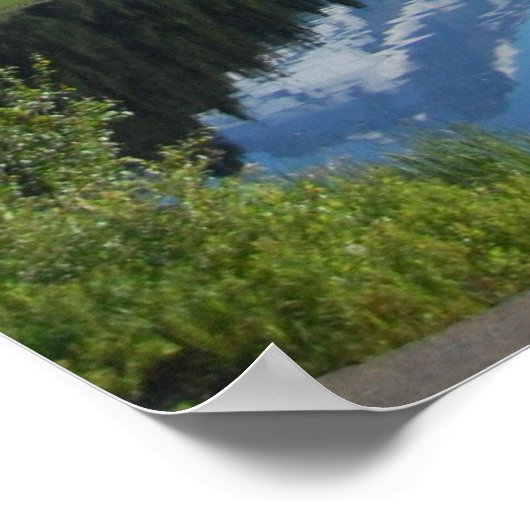 See und Berge Poster (Ecke)