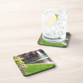 See und Brunnen bei RHS Wisley Getränkeuntersetzer (Rechte Seite)