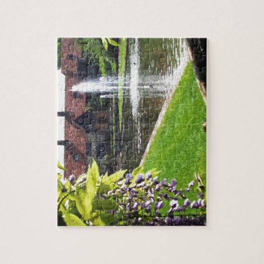 See und Brunnen bei RHS Wisley Puzzle (Vertikal)