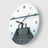 See und Deck. Kingston, Ontario, Kanada Große Wanduhr (Winkel)