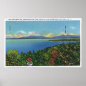 See und Grüne Berge Poster (Vorne)