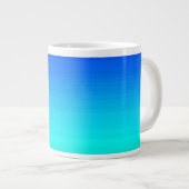 See und Himmel Blau und Grün Jumbo-Tasse (Vorderseite Rechts)