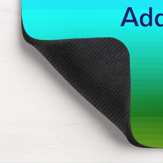 See und Himmel Blau und Grün Mousepad (Ecke)