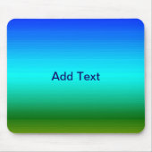 See und Himmel Blau und Grün Mousepad (Vorne)