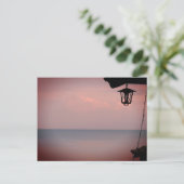 See und Laterne Postcard Postkarte (Stehend Vorderseite)