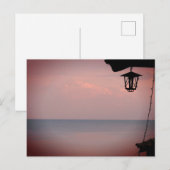 See und Laterne Postcard Postkarte (Vorne/Hinten)