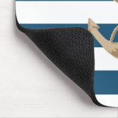 See- und nautisch mit Anker - Mousepad (Ecke)