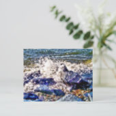 SEE UND ROCKEN POSTKARTE (Stehend Vorderseite)