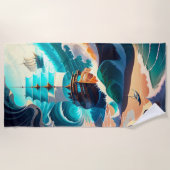 See- und Sandhochschiffe 2 Strandtuch (Vorderseite)