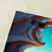 See- und Sandhochschiffe Strandtuch (Beispiel)