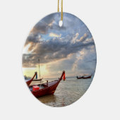 See und Schiff Keramik Ornament (Rechts)